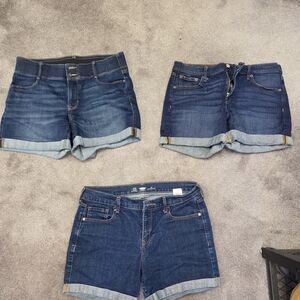 Women's Blue Jean Shorts (3 Pairs)